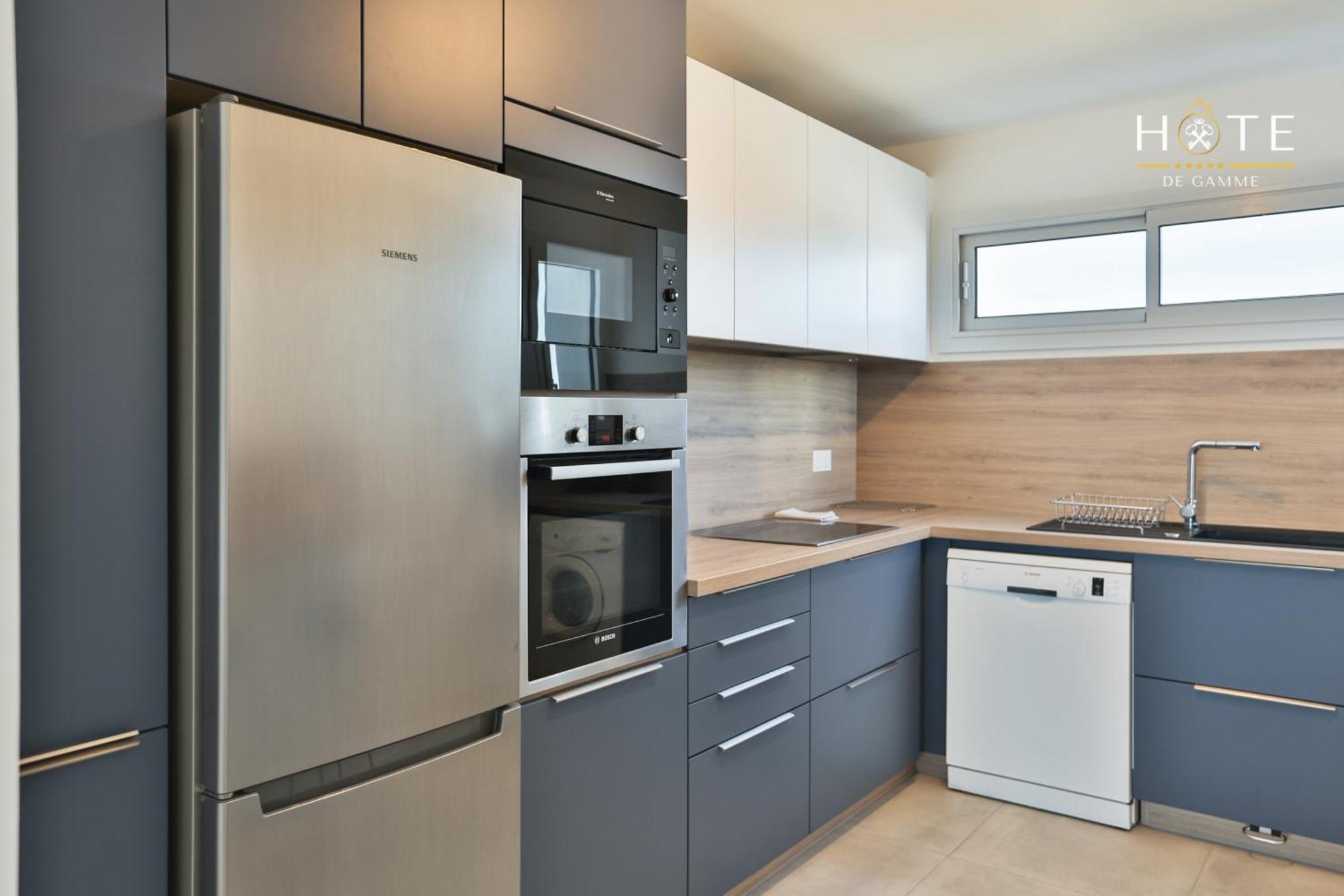 Appartement De Caractere, Superbe Vue Mer 280° La Chaume 外观 照片